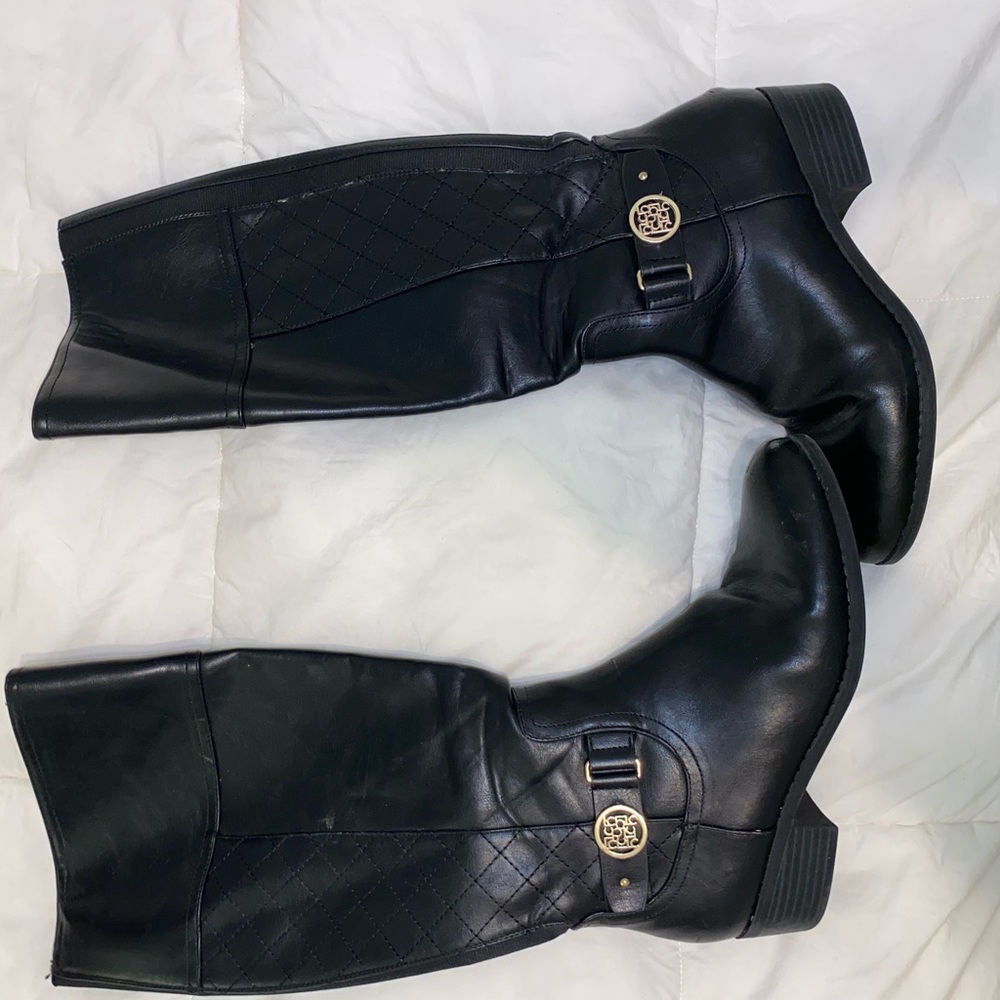 Leather boots